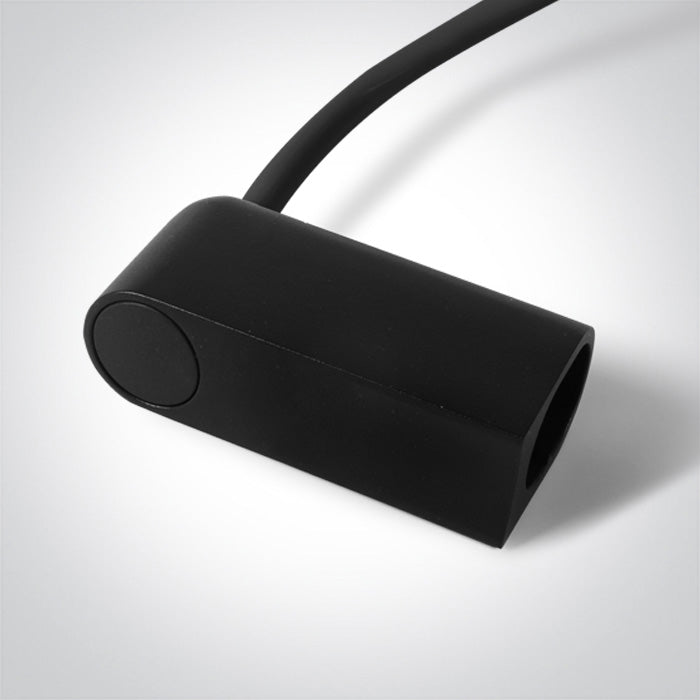 Черен P&P Захранващ блок CABLE Краен капак IP20