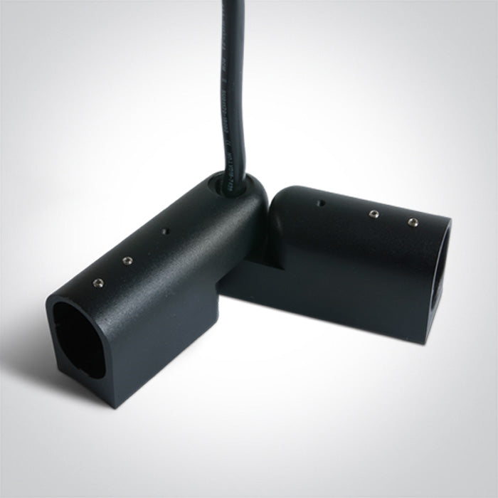 Черен P&P Захранващ блок CABLE Регулируем CORNER IP20