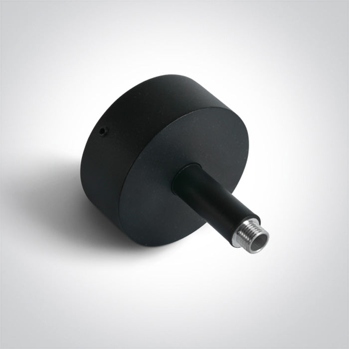 Черен P&P За открит монтаж ROD 7 см IP20