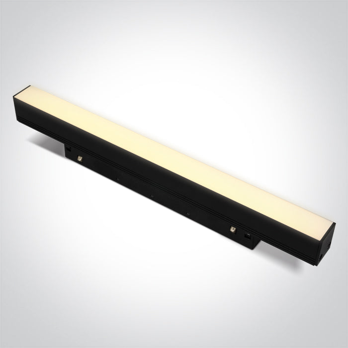Черен DALI 8W Линеен осветител CCT (регулируем цвят на светлината) 48V IP20 MINI/MIDI
