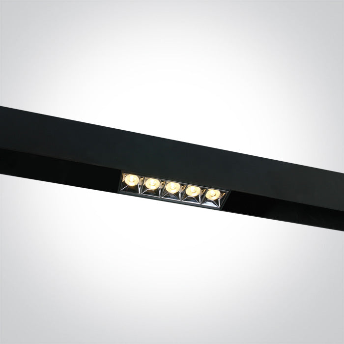 Черен 12W CCT (регулируем цвят на светлината) 48V IP20 MAXI