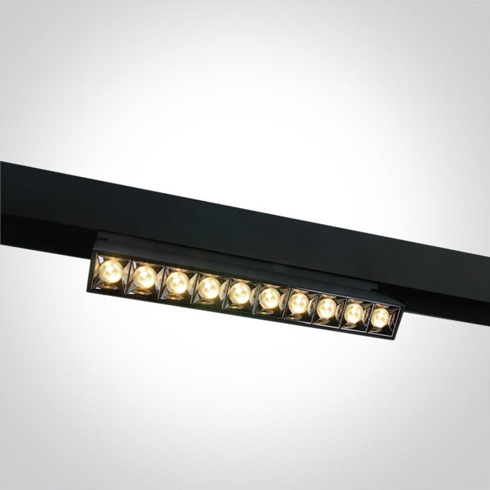 Черен 22W WW (топло бяло) 48V IP20 Регулируем MINI MAXI P&P