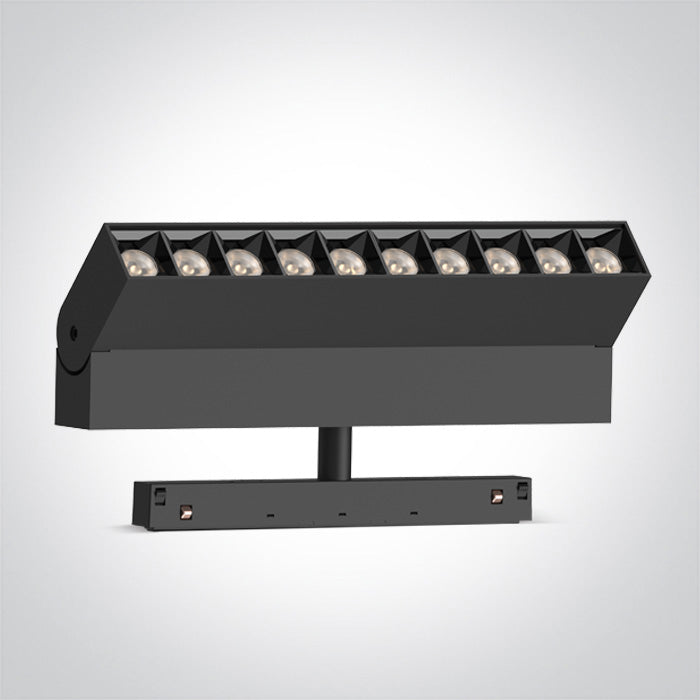 Черен 22W CCT (регулируем цвят на светлината) 48V IP20 Регулируем DALI MINI MAXI P&P