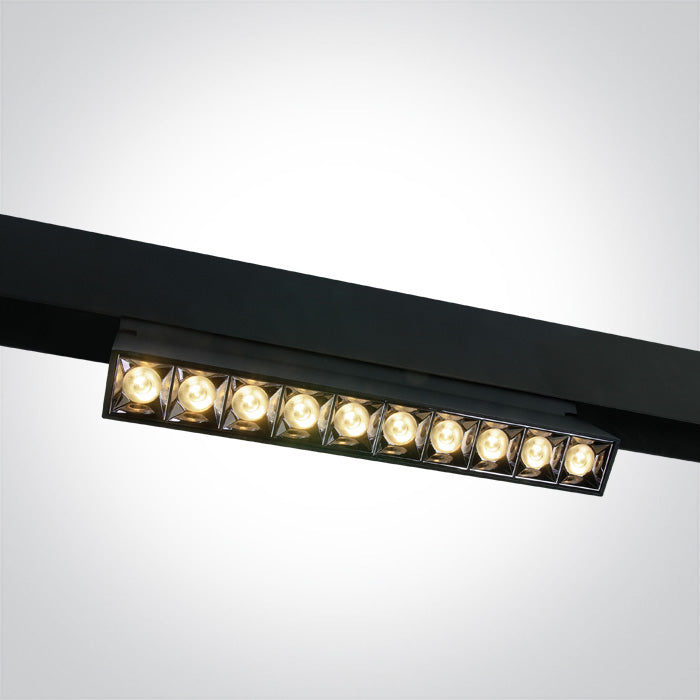Черен 22W WW (топло бяло) 48V IP20 Регулируем DALI MINI MAXI P&P