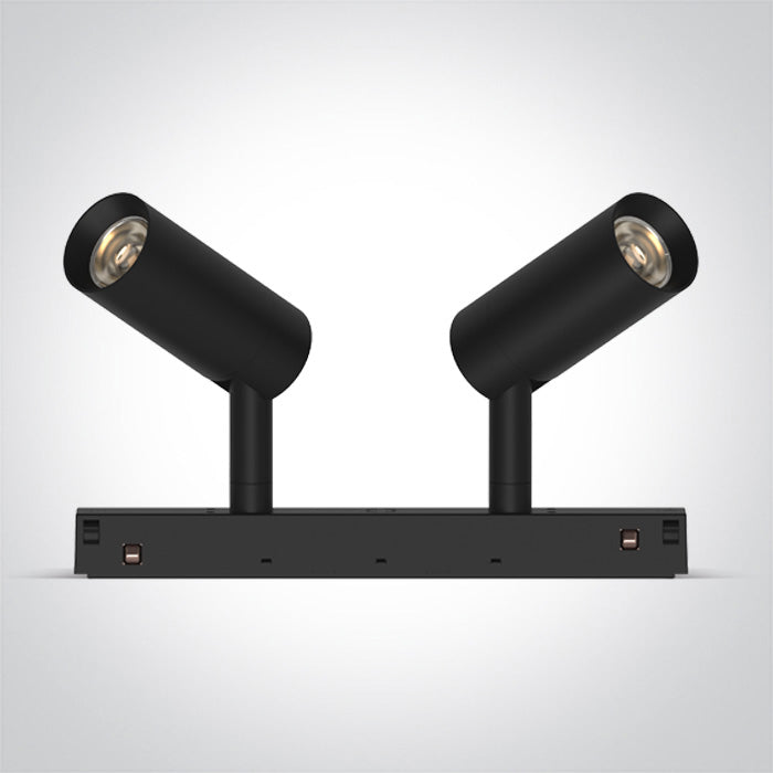 Черен 2x6W CCT (регулируем цвят на светлината) 48V IP20 Регулируем DALI MINI/MIDI/MAXI/P&P