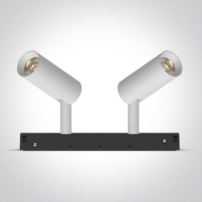 Бял 2x6W CCT (регулируем цвят на светлината) 48V IP20 Регулируем DALI MINI/MIDI/MAXI/P&P