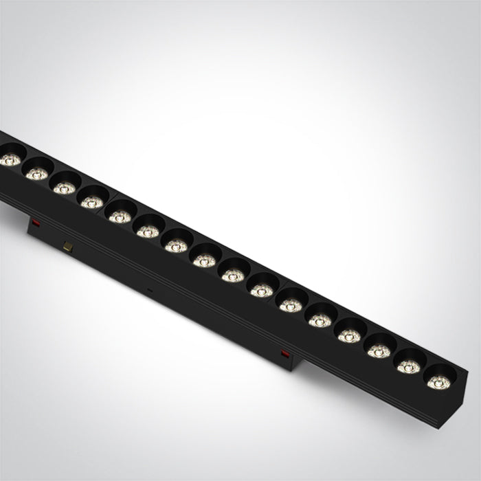 Черен DALI 18W CCT (регулируем цвят на светлината) 48V IP20 MINI/MIDI