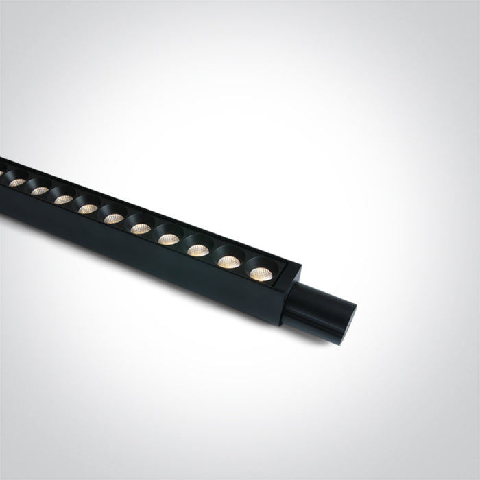 Черен P&P 15W CCT (регулируем цвят на светлината) 48V IP20