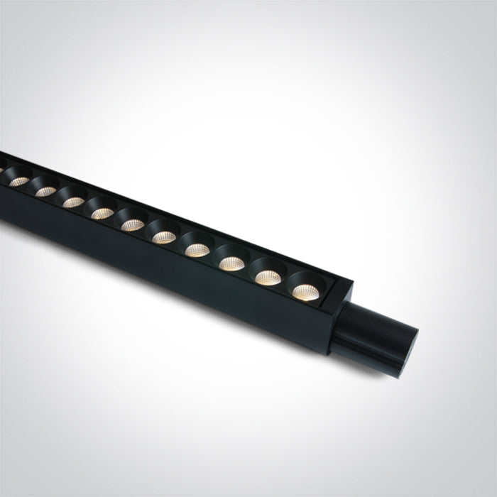 Черен P&P 24W CCT (регулируем цвят на светлината) 48V IP20