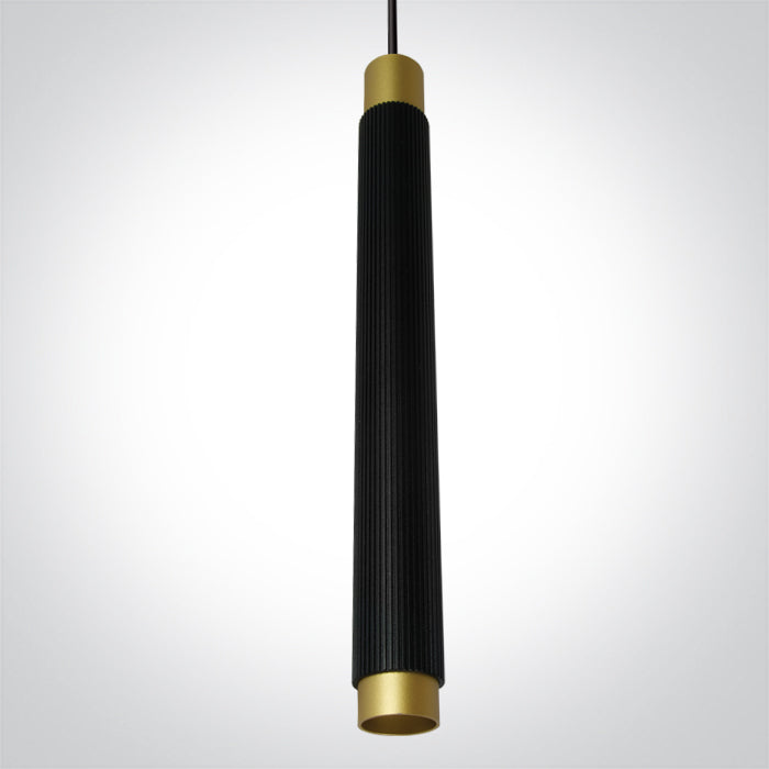 Черен Месинг 5W Висящо осветително тяло (пендел) WW (топло бяло) 48V IP20 Dark-Light (задълбочен оптичен конус) MINI/MIDI/MAXI/P&P