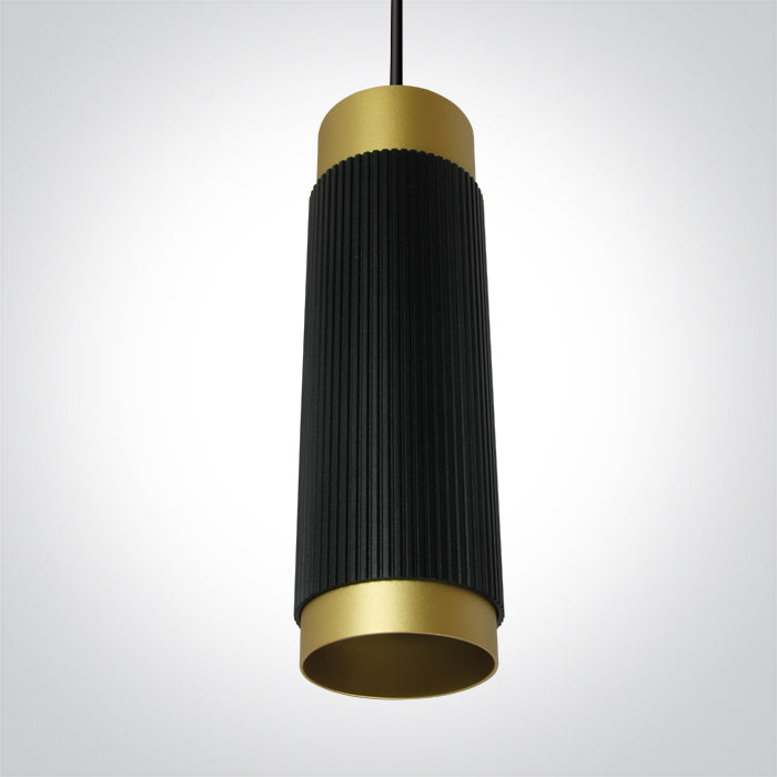 Черен Месинг 12W Висящо осветително тяло (пендел) WW (топло бяло) 48V IP20 Dark-Light (задълбочен оптичен конус) MINI/MIDI/MAXI/P&P