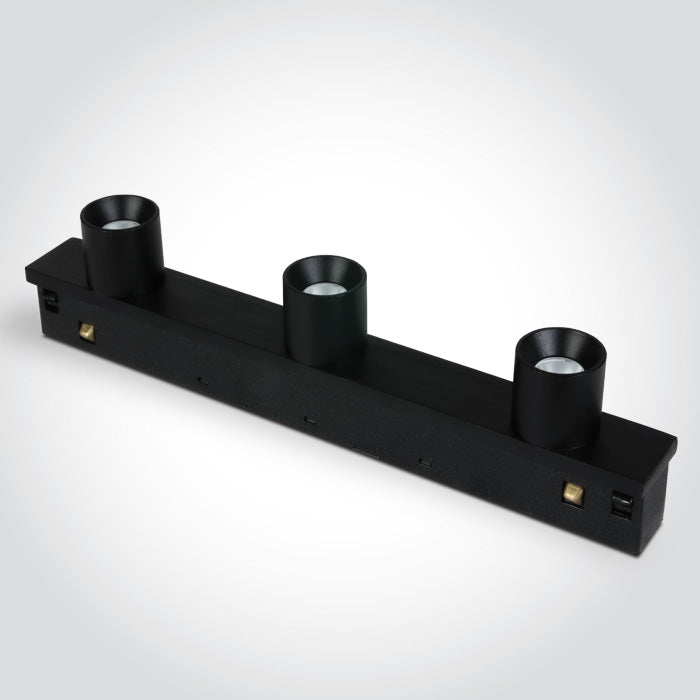 Черен 3x2W WW (топло бяло) 48V IP20 MINI/MIDI