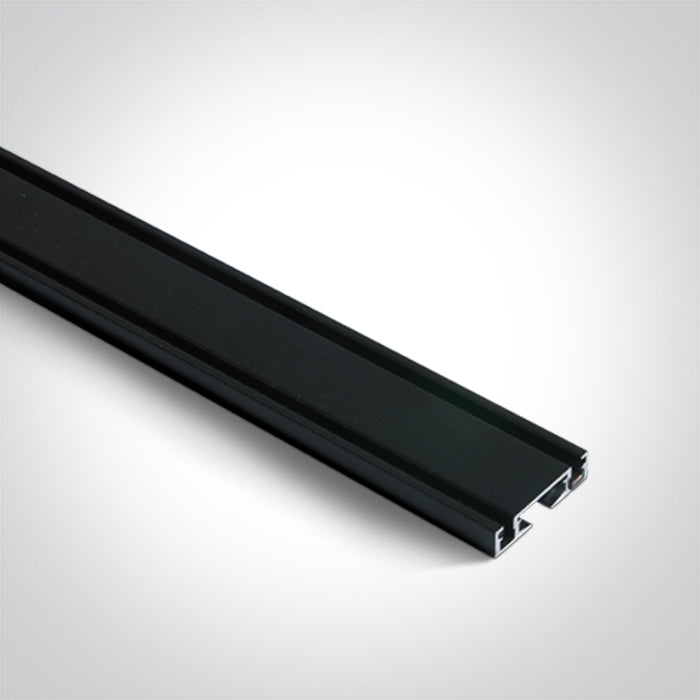 Черен FLAT MAGNETIC Профил 48V 2 м