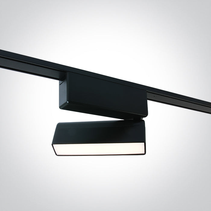 Черен 5W CCT (регулируем цвят на светлината) 48V IP20 Регулируем FLAT MAGNETIC