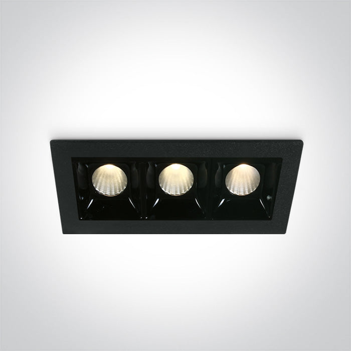 Черен 3x2W WW (топло бяло) IP20 700mA С димиране