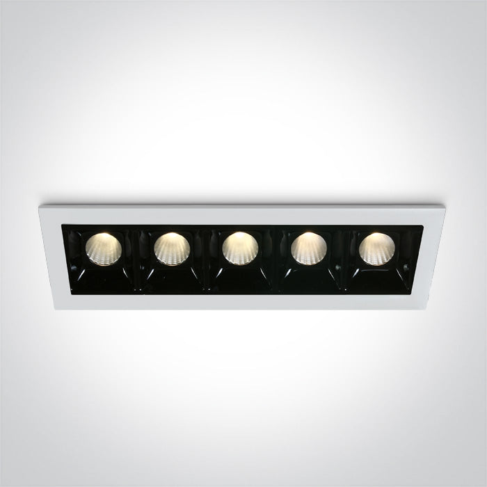 Бял 5x2W WW (топло бяло) IP20 700mA С димиране