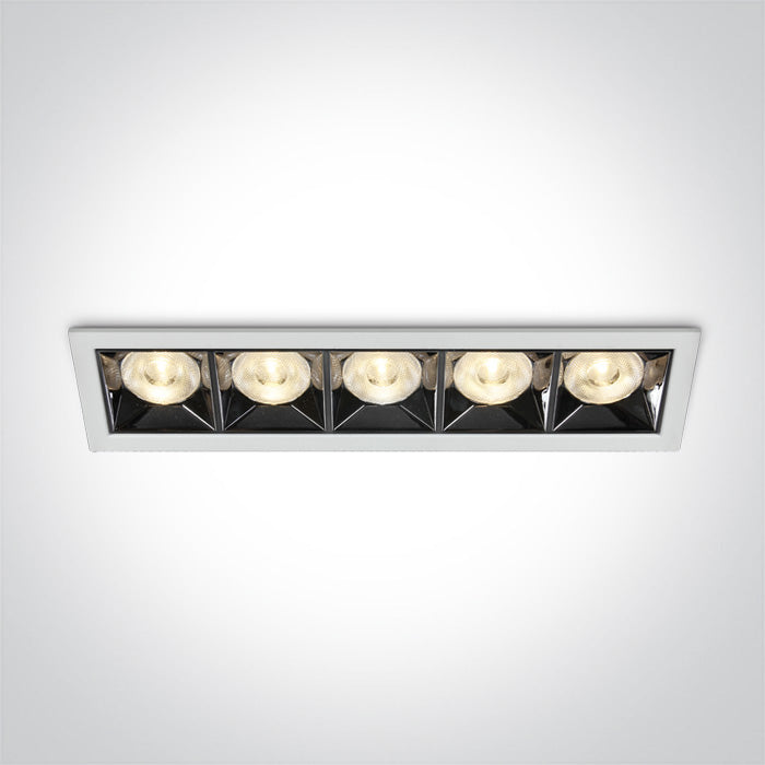 Бял LED 20W WW (топло бяло) 38° IP20 230V