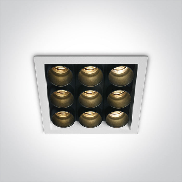Бял 22W WW (топло бяло) IP20 230V Dark-Light (задълбочен оптичен конус)