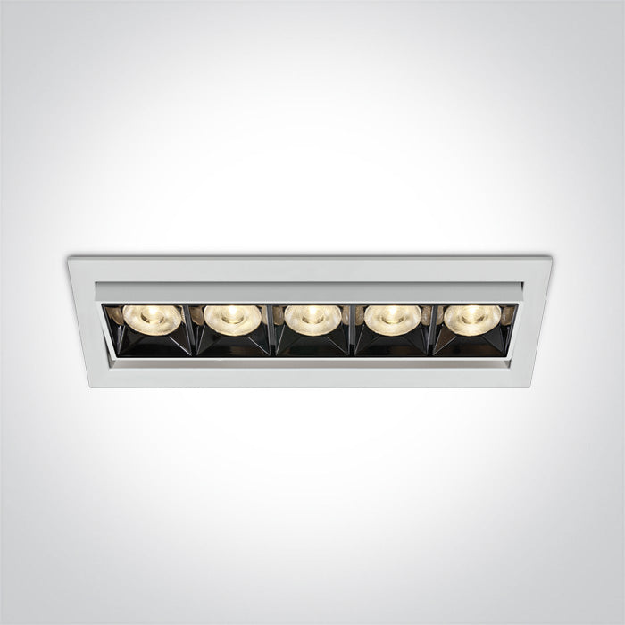 Бял LED 20W WW (топло бяло) 38° IP20 230V