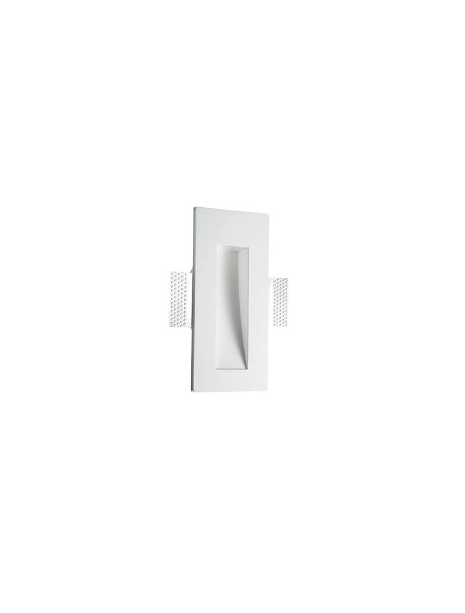 Техническо осветление EURONA GU4 MR11 20W MP Бял гипс L11 W5.5 H24.5см