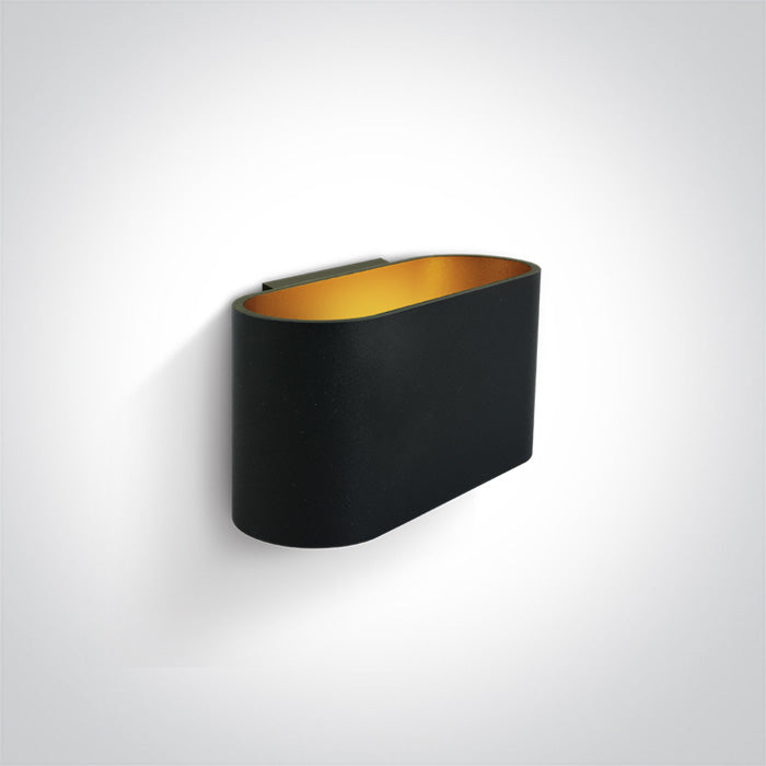 Черен G9 10W Стенно осветително тяло (аплик)