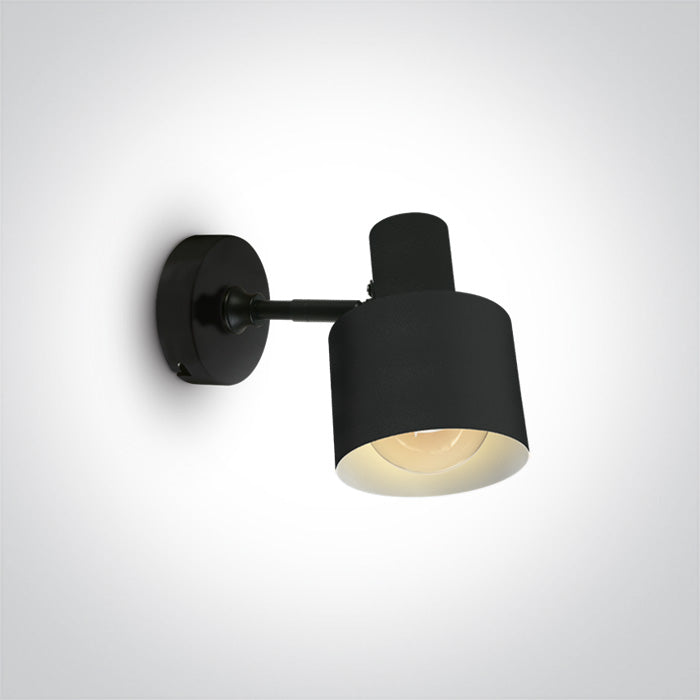 Черен Стенно осветително тяло (аплик) 10W E27 100-240v