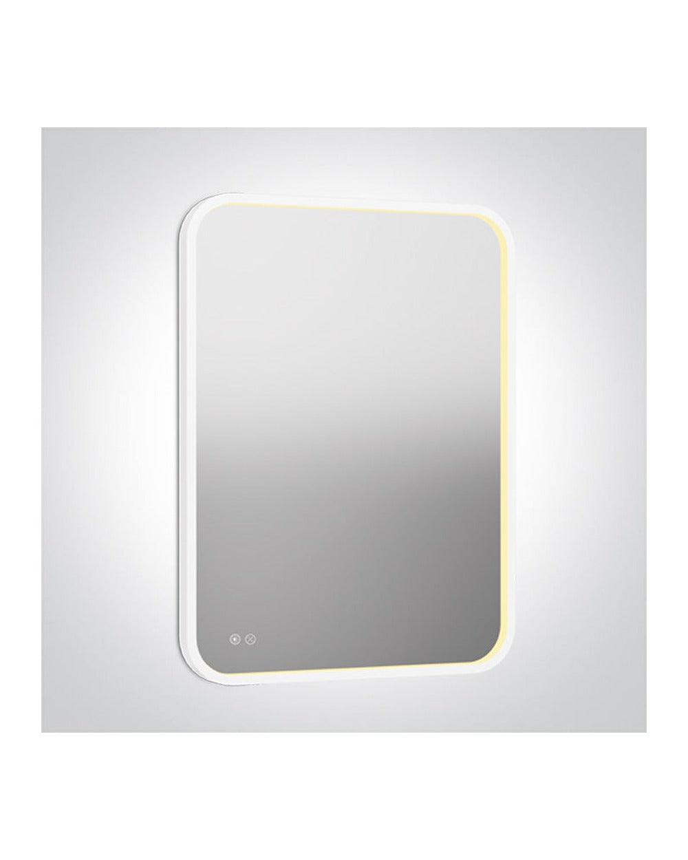 Бял RECTANGULAR MIRROR 20W CCT (регулируем цвят на светлината) IP44 230V С димиране