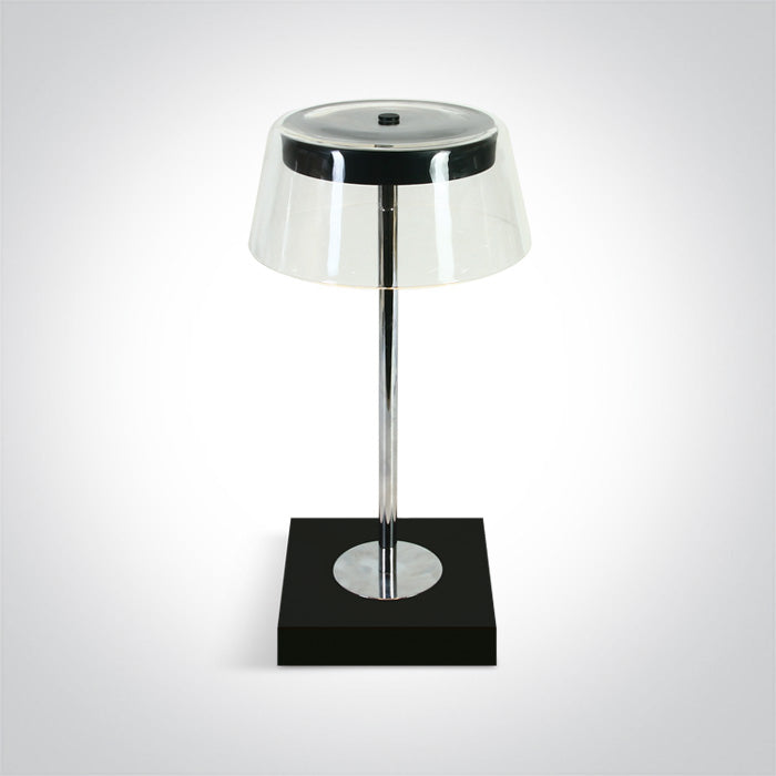 Черен 2,5W TABLE Лампа RECHARGEABLE USB IP65 С димиране
