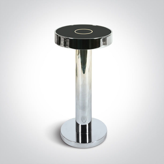 Хром 2,5W TABLE Лампа RECHARGEABLE USB SOCKET IP65 С димиране