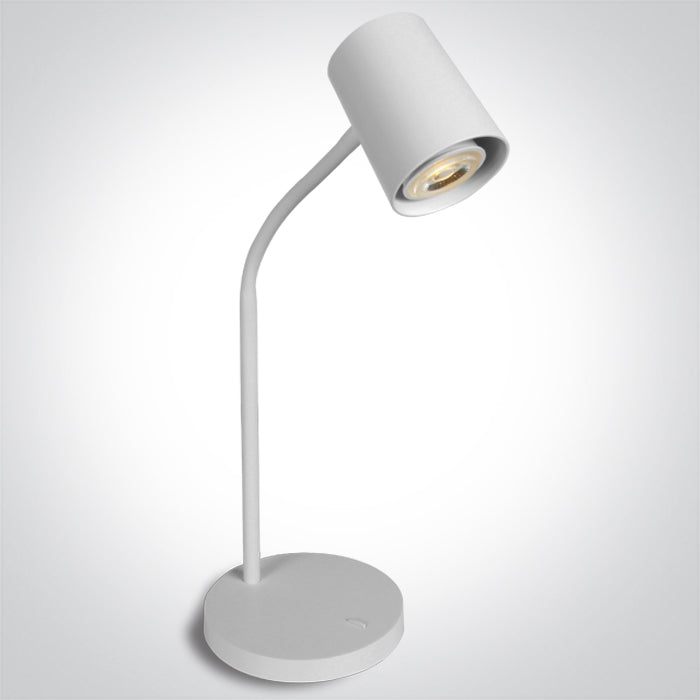 Бял TABLE Лампа GU10 10W EU PLUG