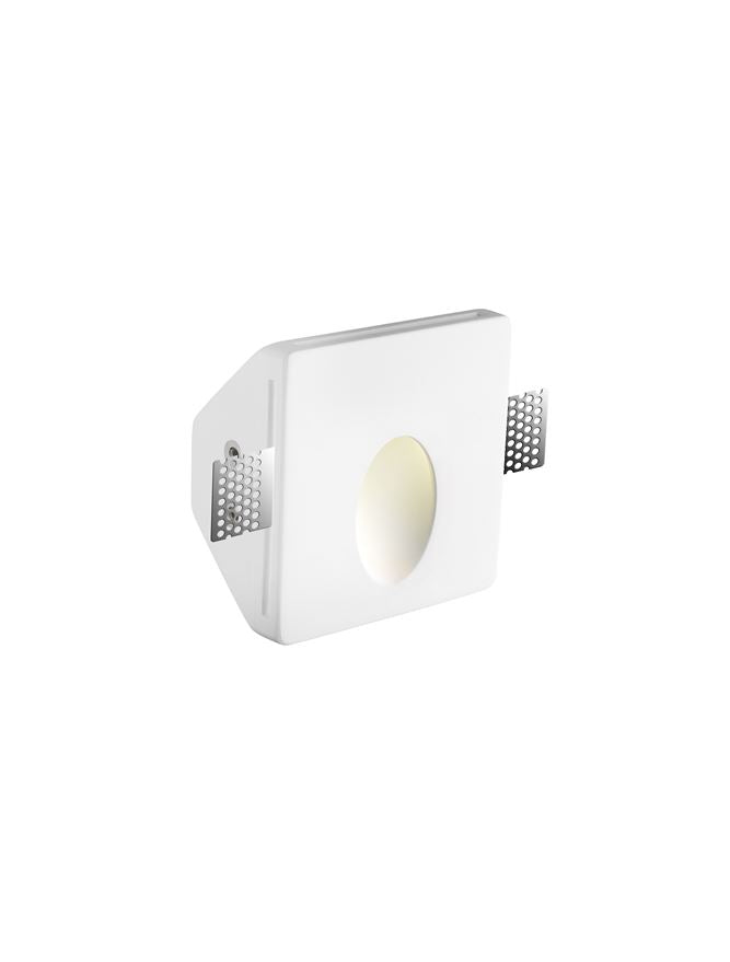 Техническо осветление CIROCCO LED 1W Бял гипс L10 W4.9 H10см