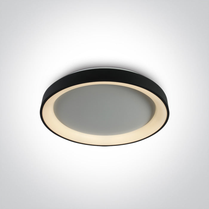 Черен Плафон LED 30W CCT (регулируем цвят на светлината) IP20 230V С димиране