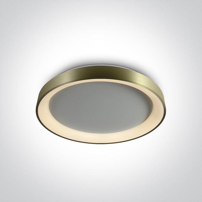 BRUSHED Месинг Плафон LED 30W CCT (регулируем цвят на светлината) IP20 230V С димиране