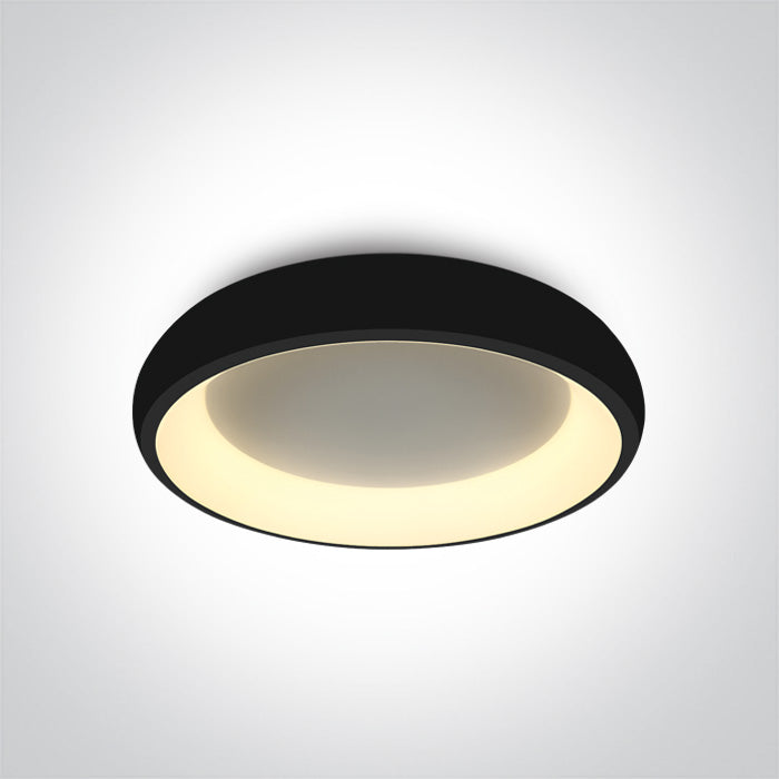 Черен Плафон LED 30W CCT (регулируем цвят на светлината) IP20 230V С димиране