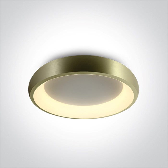 BRUSHED Месинг Плафон LED 30W CCT (регулируем цвят на светлината) IP20 230V С димиране