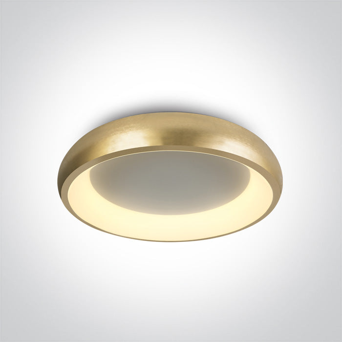 BRUSHED Златен Плафон LED 30W CCT (регулируем цвят на светлината) IP20 230V С димиране