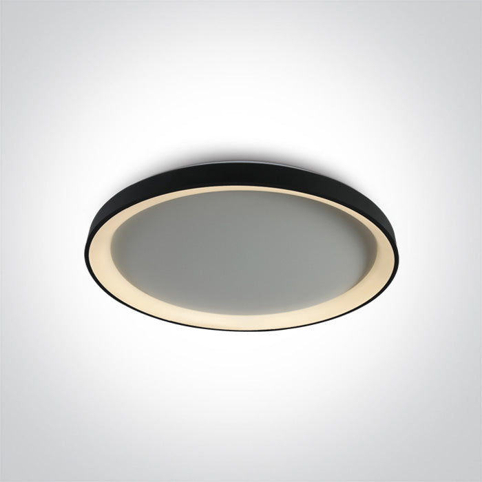Черен Плафон LED 48W CCT (регулируем цвят на светлината) IP20 230V С димиране