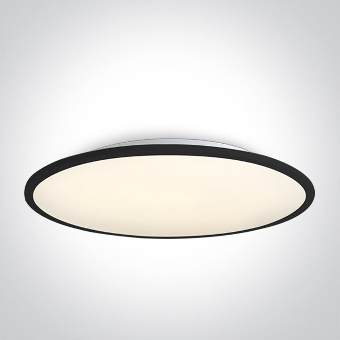 Черен LED Плафон 60W CW (студено бяло) IP20 230V