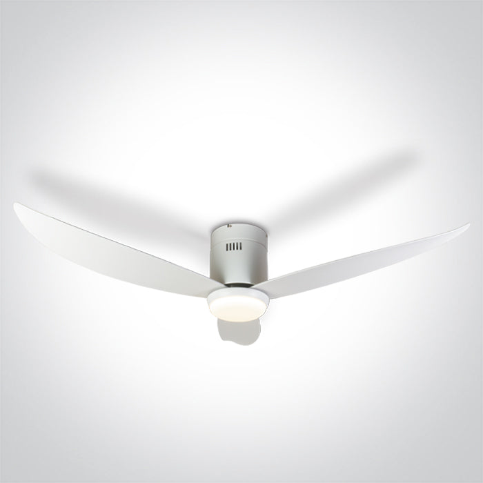 Бял ABS CEILING Вентилатор 35W LED 22W CCT (регулируем цвят на светлината) IP20 230V