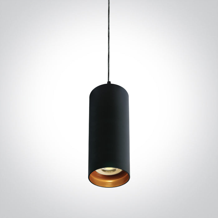 Черен Висящо осветително тяло (пендел) GU10 10W Dark-Light (задълбочен оптичен конус)