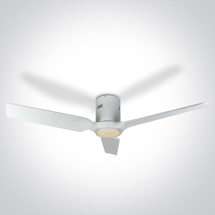 Бял WOOD Бял CEILING Вентилатор 35W LED 22W CCT (регулируем цвят на светлината) IP20 230V