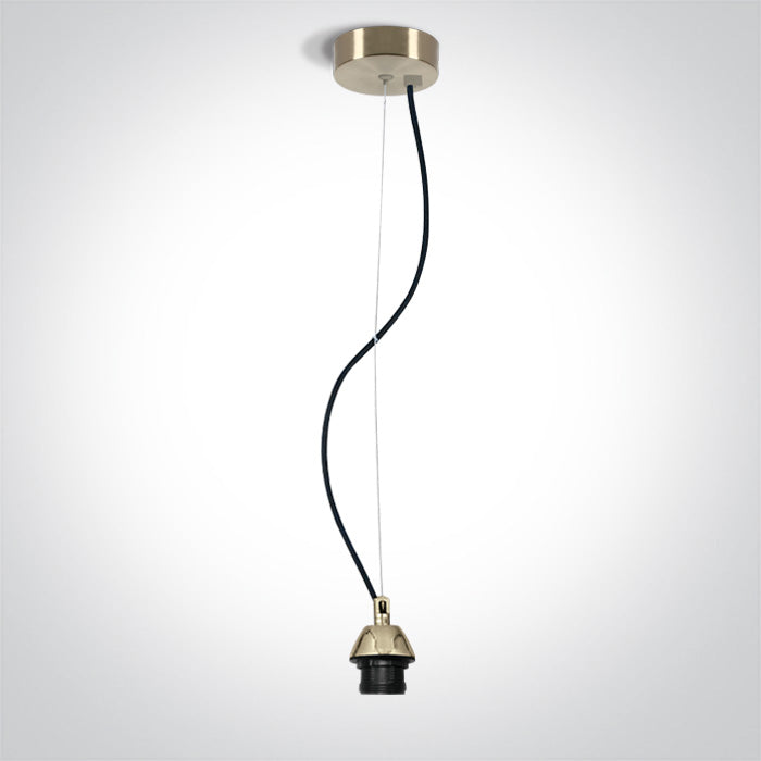BRUSHED Месинг Висящо осветително тяло (пендел) 20W E27