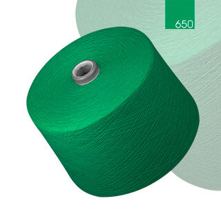 Colored cotton yarn blends.