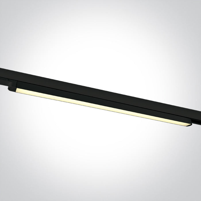 Черен 25W CCT (регулируем цвят на светлината) LINEAR Шинно осветително тяло 100-240V