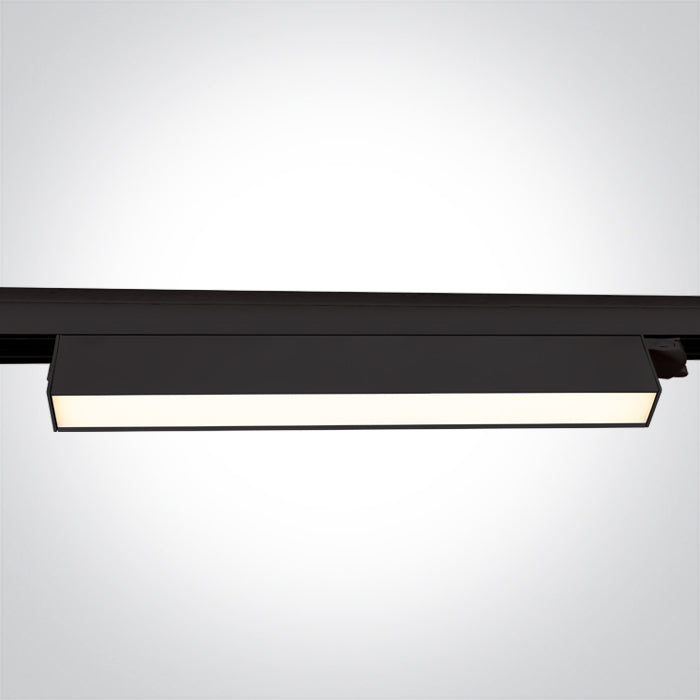 Черен 36W CCT (регулируем цвят на светлината) LINEAR Шинно осветително тяло 230V IP20