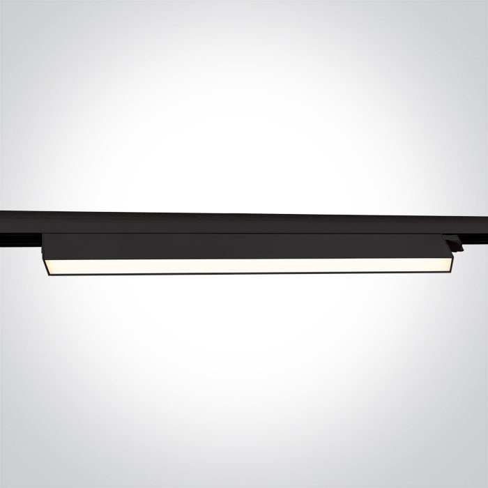 Черен 48W CCT (регулируем цвят на светлината) LINEAR Шинно осветително тяло 230V IP20