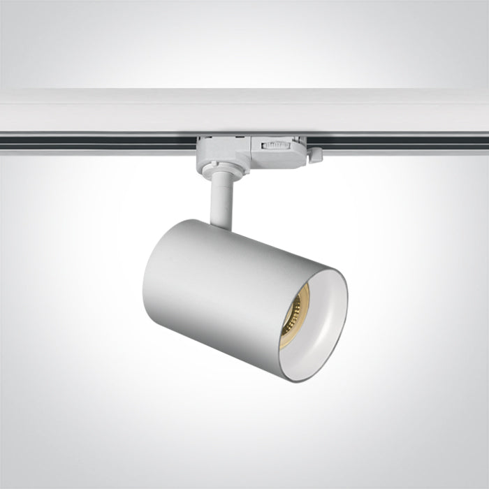 Бял Бял REFLECTOR GU10 10W Шина Спот Dark-Light (задълбочен оптичен конус)
