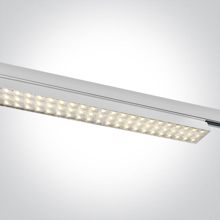 Бял 60W CCT (регулируем цвят на светлината) PV Шинно осветително тяло 230V