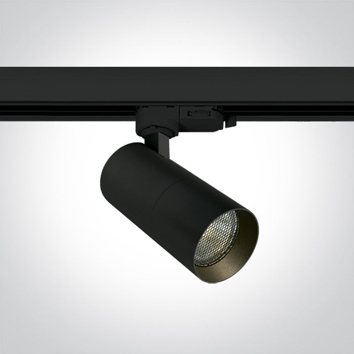 Черен MR16 GU10 10W Шина Спот Dark-Light (задълбочен оптичен конус)
