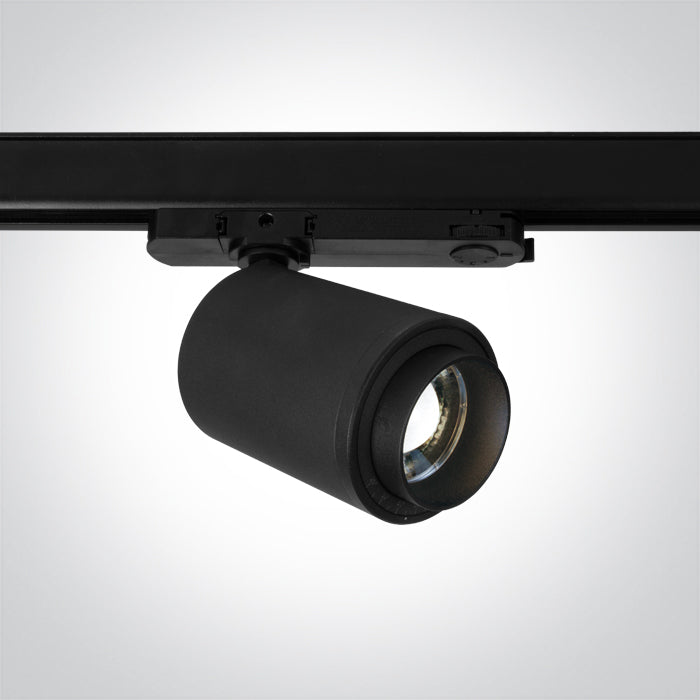 Черен COB 20W CW (студено бяло) Шина Спот 20-60° Регулируем BEAM 230V